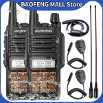 Baofeng UV-9R PLUS Walkie Talkies - Waterproof 10W Portable CB Ham Radio | VHF UHF 2-Way 10KM Communication