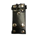 Premium Leather Walkie Talkie Case for Entel HT944, HT983, HT544, HT644, HT783 - Durable Protection & Stand - Image 3