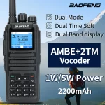 Baofeng DM-1701 DMR Walkie Talkie: Dual Mode Analog & Digital Ham Radio for Long Range Communication - Image 2