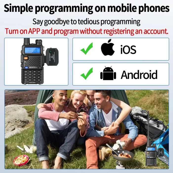 Bluetooth Wireless Programmer App for Baofeng UV-5R, BF-888S & Quansheng Walkie Talkies - Image 3