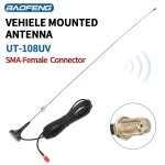 UT-108UV Magnetic Car Antenna for BAOFENG UV-5R & BF-888S - Dual Band SMA-Female Walkie Talkie Upgrade