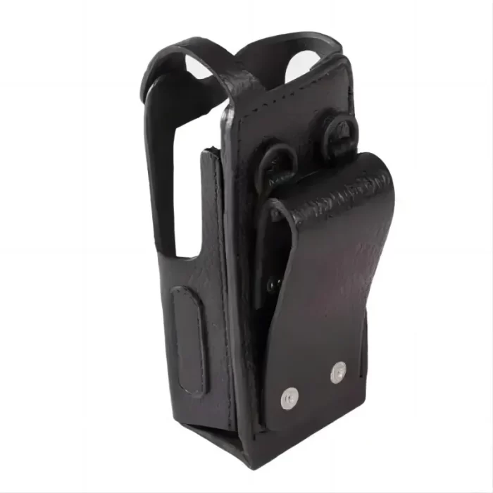 Portable Walkie-talkie Hard Leather Carry Case, Fit for Motorola XPR6350, XPR6550, XPR6580, PMLN5021 - Image 2