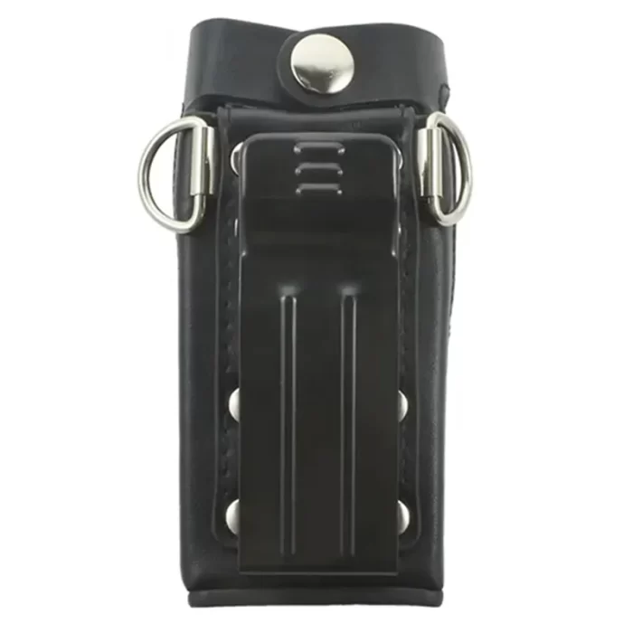Motorola Hard Leather Carry Case for Walkie Talkie, Hytera PD700, PD790, PD780, PD780G - Image 2