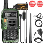 Baofeng UV-S9 PLUS 10W Handheld Dual Band Walkie Talkie - Long Range VHF UHF Radio for Camping & Ham Radio Enthusiasts
