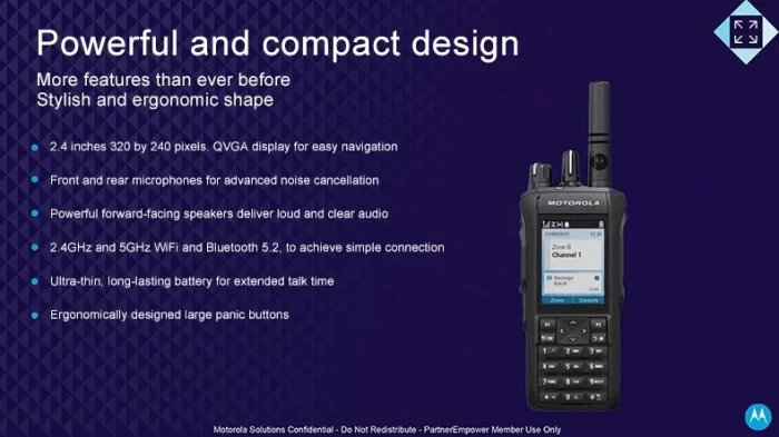 Motorola R7 GPS Bluetooth Handheld Walkie Talkie, Long Range, DMR Amateur Radio, Two-Way Radio, UHF, VHF, Original Motorola R7 - Image 7