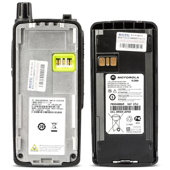 Motorola-XIR C2660 VHF Slim and Light UHF Professional Digital Walkie Talkie, Two Way Radio, 50km - Image 2