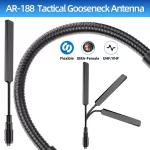 AR-188 SMA Female Antenna Dual Band 144/430MHz for Baofeng UV-5R & Quansheng Walkie Talkies - Enhance Your Ham Radio Performance!
