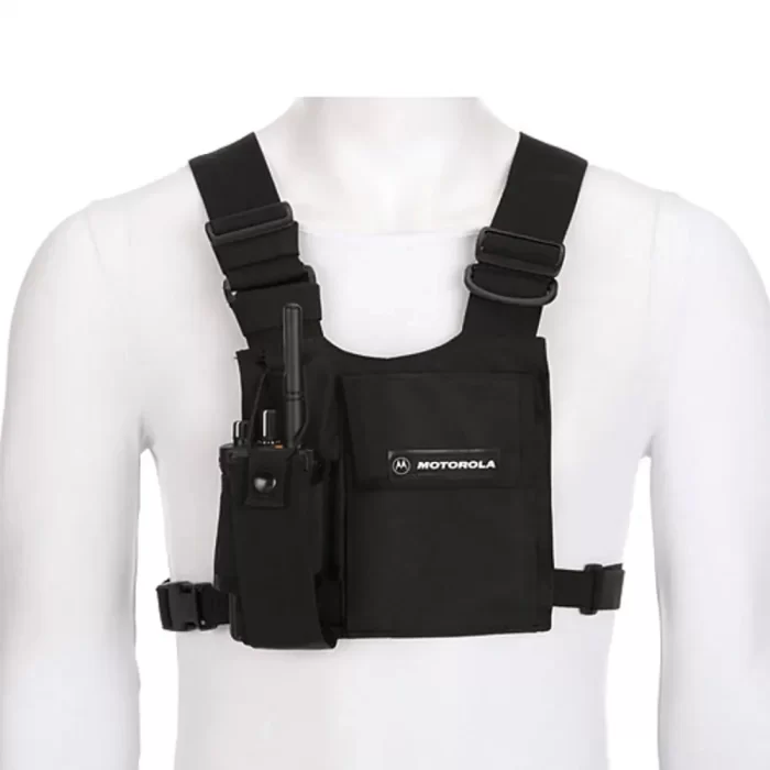 ORIGINAL HLN6602 Walkie talkie carry case for MOTOROLA Universal Chest Pack protects the radio HLN6602 - Image 3