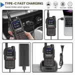 Baofeng UV-18 Pro Walkie Talkie - 10W Long Range VHF UHF Two Way Radio with 999 Channels & NOAA | Type-C & Copy Frequency - Image 4