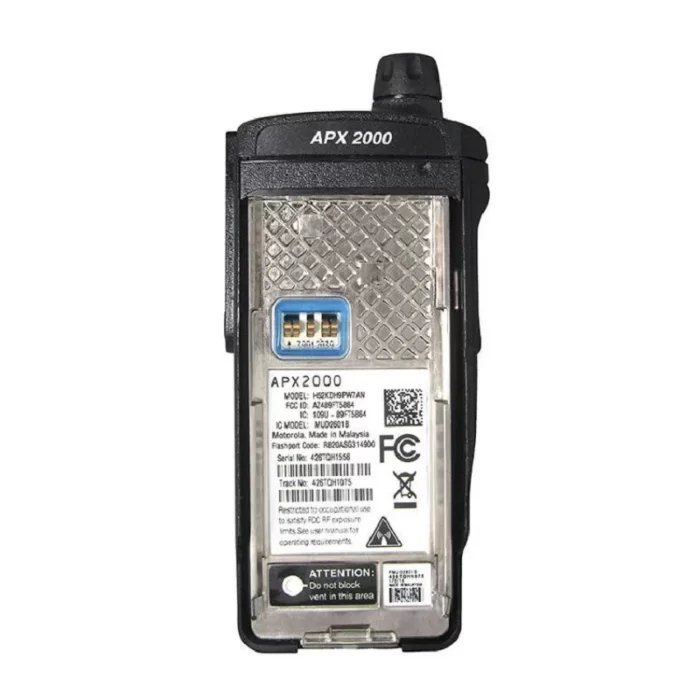 Motorola APX 2000 M3 Single knob SINGLE BAND P25 PORTABLE PUBLIC SAFETY Two Way Radios Government Walkie Talkie - Image 2