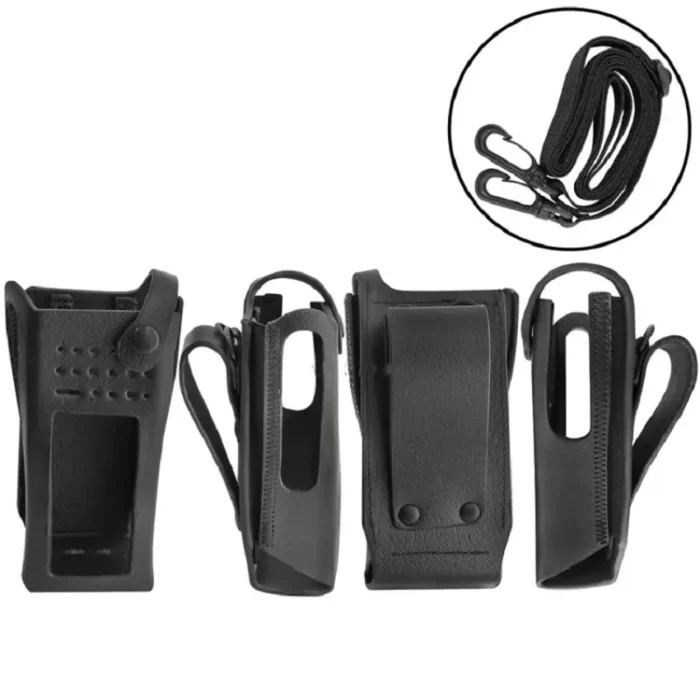 MOTOROLA Portable Walkie Talkie Hard Leather Carry Case, Walkie Talkie, XPR7500, XPR7550, XPR7580, DGP8050, DGP8550, PMLN5840 - Image 3
