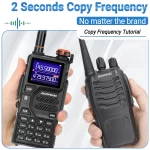 Baofeng UV-K5 Pro Air Band Walkie Talkie - 12W Long Range Ham Radio with Type-C Frequency Copy - Image 3