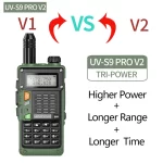BaoFeng UV-S9 Pro V2: Powerful 10W Waterproof Walkie Talkie - Long Range UHF VHF Ham Radio - Image 3