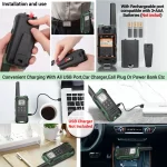 Baofeng F22 Mini Walkie Talkie - 2 Pack Licence-Free, Long Range 2-Way Radio with VOX & Type-C Charger for Camping & Hotel - Image 4