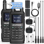 Baofeng UV-17M Air Band Walkie Talkie - Long Range 999CH Ham Radio with NOAA & Type-C Upgrade