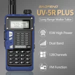 Baofeng UV-5R PLUS Walkie Talkie - 15W Dual Band, 50KM Range, USB Charging for Ham Radio Enthusiasts - Image 2