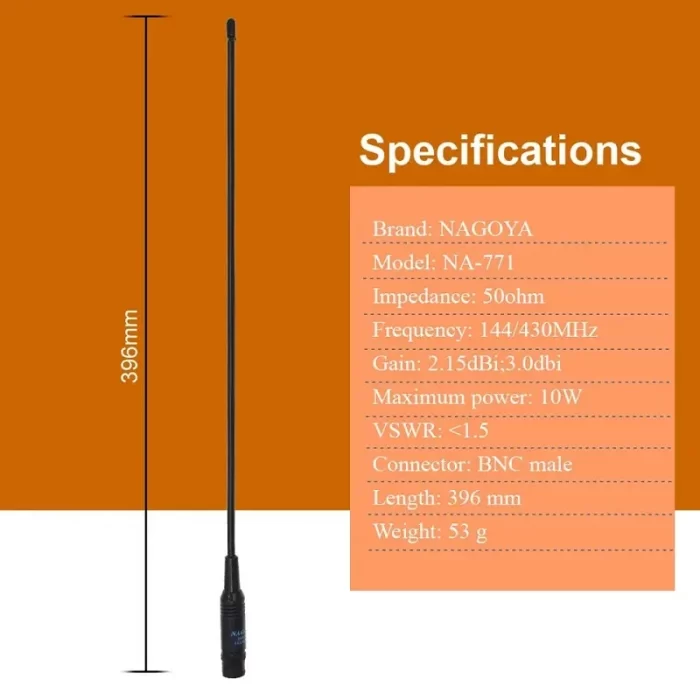 TYT Two Way Radio Antenna, SMA Feminino para UV-5R, UV-82, BF-888S, H777, Walkie Talkie, NA-771 - Image 4