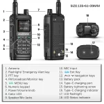 Baofeng UV-17M Air Band Walkie Talkie - Long Range 999CH Ham Radio with NOAA & Type-C Upgrade - Image 6