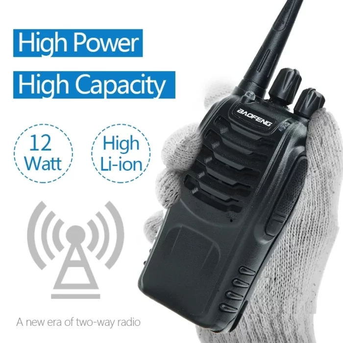2/4PCS Baofeng BF-888S Walkie Talkies - 12W Dual Band UHF 400-470MHz Long Range Two Way Radio for Hunting & Outdoor Use - Image 4
