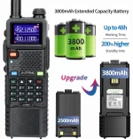 Baofeng UV-5RH PRO MAX: Powerful 3800mAh Air Band Walkie Talkie with Multi-Band Frequency & Type-C Charging for Long Range Ham Radio - Image 2