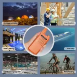 Baofeng BF-T20 Mini Walkie Talkie - Rechargeable UHF 400-470MHz Two Way Radio for Hunting & Outdoor Adventures - Image 6