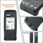 PMNN4077 Li-ion Battery Pack 7.4V for GP8200 GP8268 GP6500 GP8260 GP8800  MOTOROLA  Two Way Radio - Image 3
