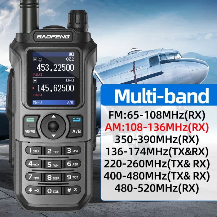 Baofeng UV-21 Pro V2 Walkie Talkie: Long Range Multi Band AM 999CH, TYPE-C for UV-5R & UV 17 K6 Ham Radio - Image 2