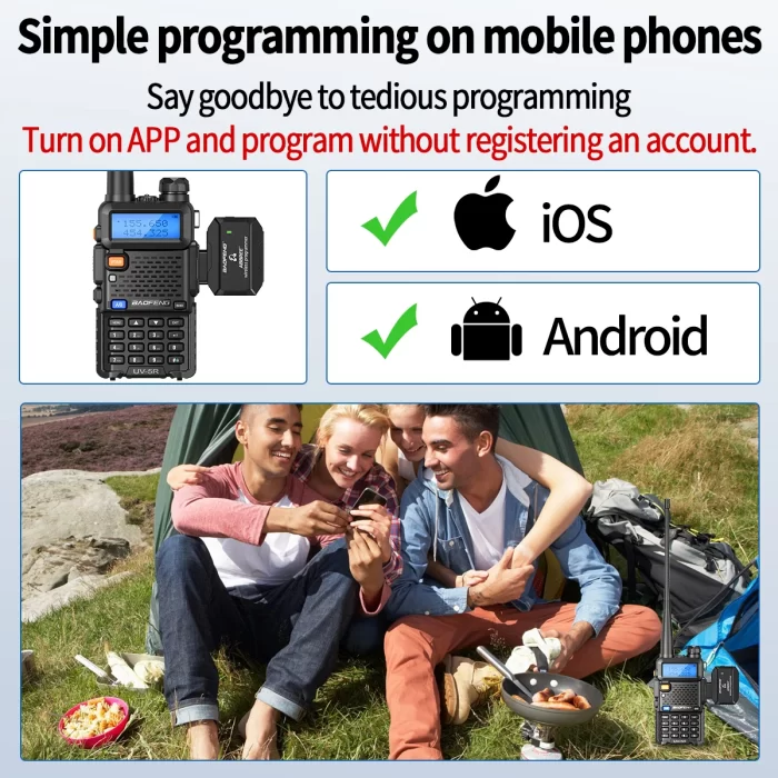 Baofeng UV-25 Pro Max Walkie Talkie: 10W Bluetooth Ham Radio with APP Programming & NOAA - Image 4