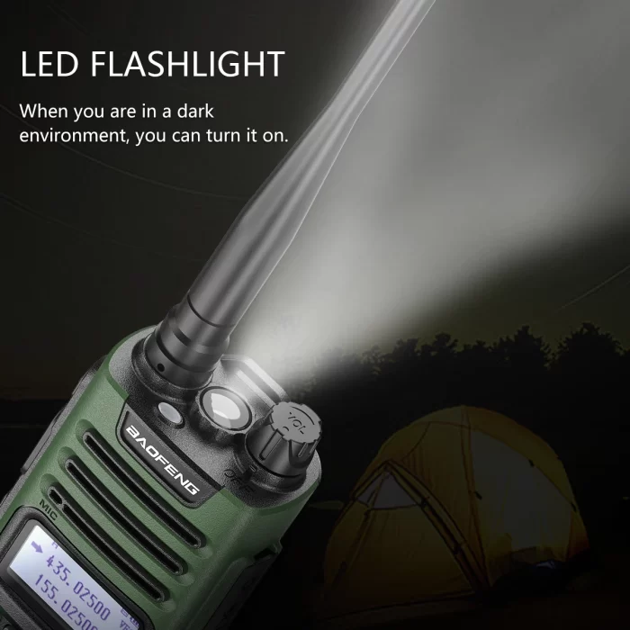 Baofeng M-13 Pro Air Band Walkie Talkie - Long Range Ham Radio with NOAA, Type-C, High Power UV-5R Compatibility - Image 5