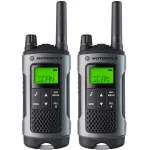 Motorola TLKR-T80 Handheld Mobile Walkie T80, HAM, UHF, Analog 2, Bidirectional Communication, Wireless, 1 Pair - Image 4