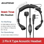 Adjustable Acoustic Throat MIC Headset for Baofeng UV-5R & BF-888S - Premium PTT Headphone