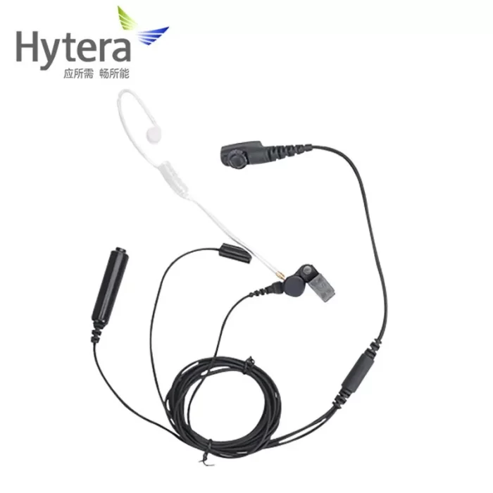 Hytera Radio EAN18 three wire transparent tube monitoring headphones are suitable for the HP600 PD780 Walkie Talkie series - Image 2