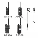 Hytera AP580 Walkie Talkie Headset EHN35R-P C Type Earhook Headset BP510 Intercom Handheld Hand Accessory