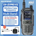 Baofeng UV-21 Pro V2 Air Band Walkie Talkie Wireless Copy Frequency Long Range 999CH High Power Type-C UV-5R Ham Two Way Radio