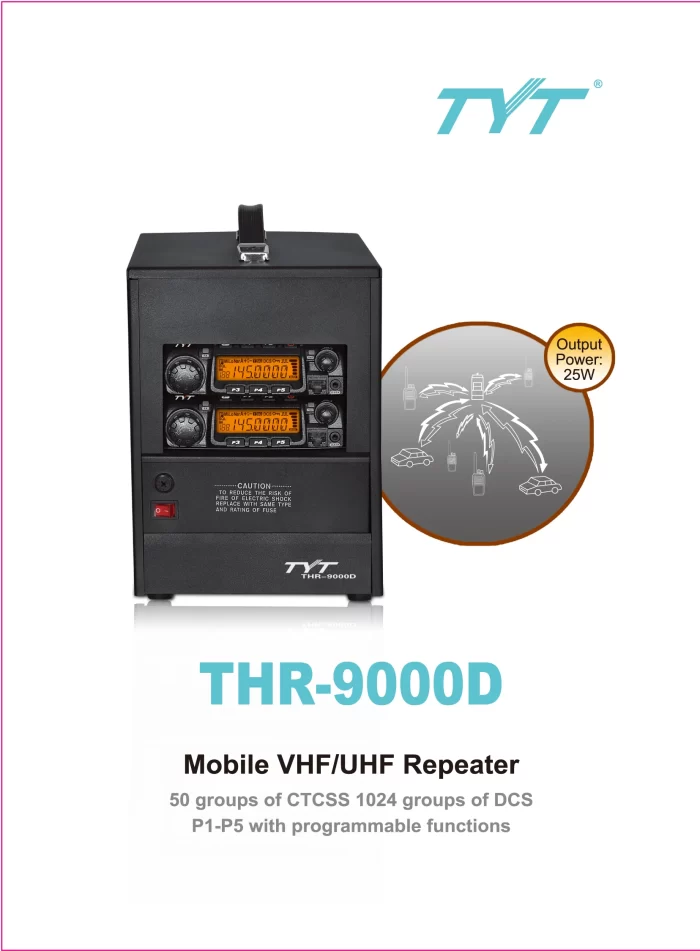 TYT THR-9000 Two Way Radio Repeater Mobile VHF UHF
