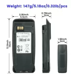 PMNN4077 Li-ion Battery Pack 7.4V for GP8200 GP8268 GP6500 GP8260 GP8800  MOTOROLA  Two Way Radio - Image 2