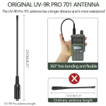 Baofeng UV-9R Pro V2 Walkie Talkie - IP68 Waterproof Dual Band Tri-Power Ham Radio for Long Range Communication - Image 5