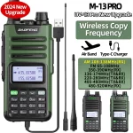 Baofeng M-13 Pro Air Band Walkie Talkie - Long Range Ham Radio with NOAA, Type-C, High Power UV-5R Compatibility