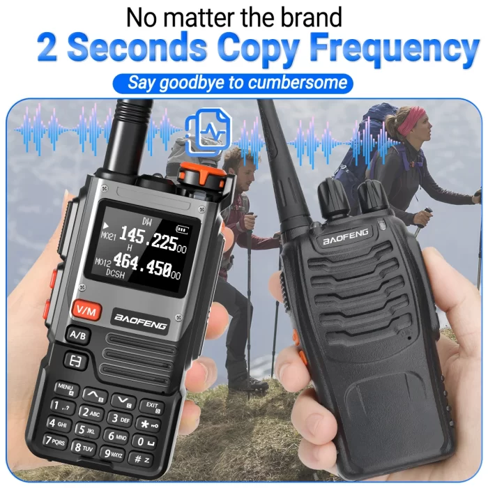 Baofeng M-13 Pro Air Band Walkie Talkie - Long Range Ham Radio with NOAA, Type-C, High Power UV-5R Compatibility - Image 11