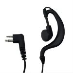 Motorola-Walkie Talkie Surveillance Earpiece with Inline PTT Microphone, PMLN6536, CP200, CP200D, PMLN6536 - Image 2