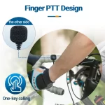 Waterproof Adjustable Acoustic Throat Mic Headset for Baofeng UV-9R PRO | Tactical Earpiece with Acoustic Tube - Image 3