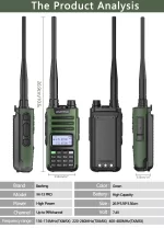Baofeng M-13 Pro Air Band Walkie Talkie - Long Range Ham Radio with NOAA, Type-C, High Power UV-5R Compatibility - Image 7