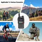 Baofeng UV18 PRO MAX GPS Air Band Walkie Talkie - 10W Long Range Ham Radio for Hunting & Outdoor Adventures - Image 6