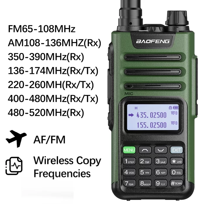 2PCS Baofeng M-13 Pro Walkie Talkie: Long Range Wireless NOAA Type-C AM FM Radio for Ham Enthusiasts - Image 3