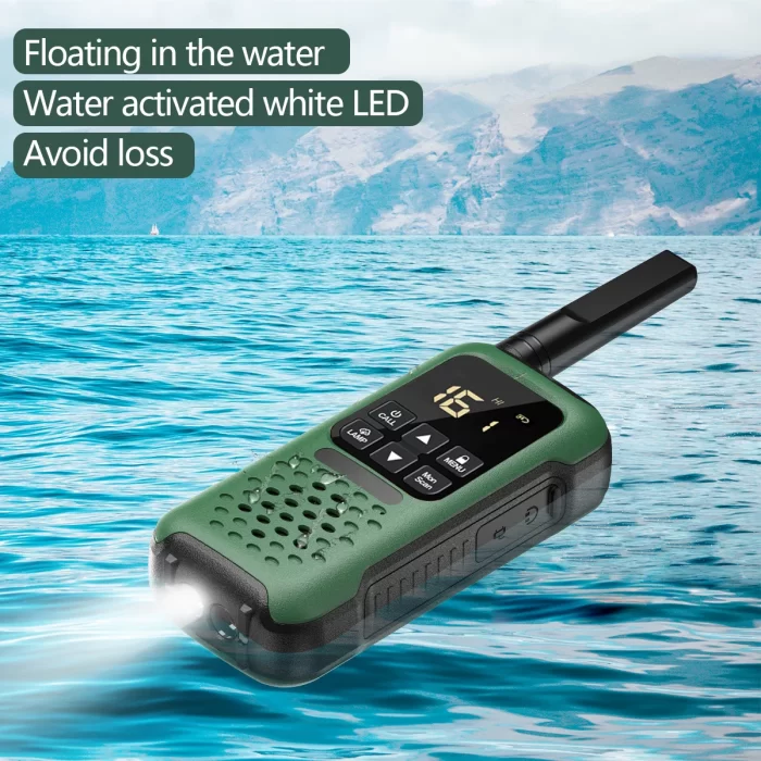 Waterproof AR-9R PMR Walkie Talkie - Long Range Rechargeable 2/4 PCS Two Way Radio for Fishing & Kayaking - Image 3