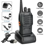 2/4PCS Baofeng BF-888S Walkie Talkies - 12W Dual Band UHF 400-470MHz Long Range Two Way Radio for Hunting & Outdoor Use - Image 2