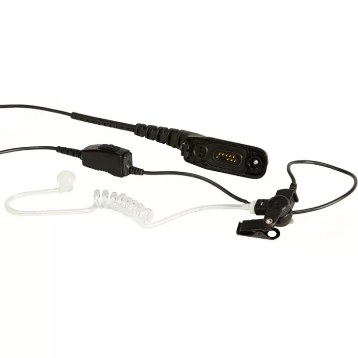 Motorola Wire Surveillance Kit with Translucent Tube, In-line Microphone and PTT Earpiece for MOTOTRBO XPR7000 XPR3000 XPR6500, NNTN8459 - Image 2