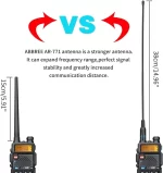 BAOFENG UV-5R 8W High Power Ham Radio - Long Range VHF/UHF Portable Two Way Radio with 3800mAh Battery - Image 2