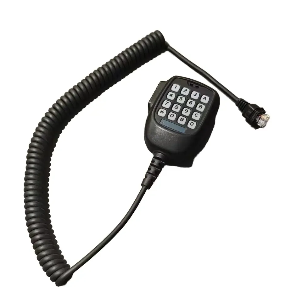 Kmc-62 Speaker Microphone for Nx3820 Nx-1800nc Nx-1700nc - front view Speaker Microphone KMC-62 untuk Radio Kenwood NX-3820 NX-1800NC NX-1700NC