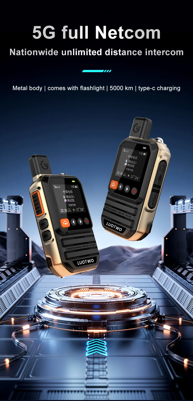 LUOTWO walkie talkie luotwo-n5510-global-ptt-walkie-talkie-1